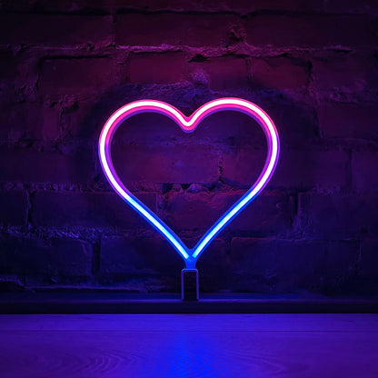 Neon Queer Heart