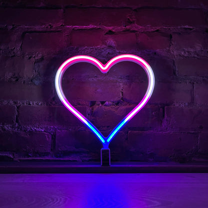 Neon Queer Heart