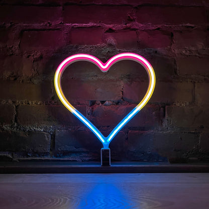 Neon Queer Heart