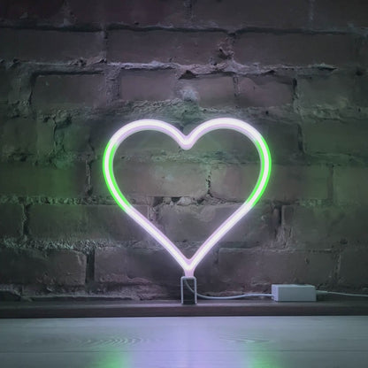 Neon Queer Heart