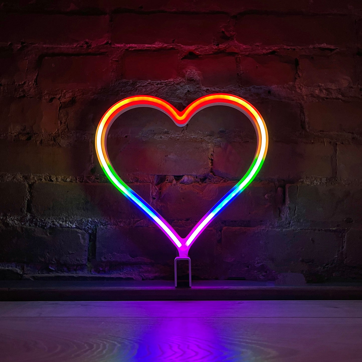 Neon Queer Heart