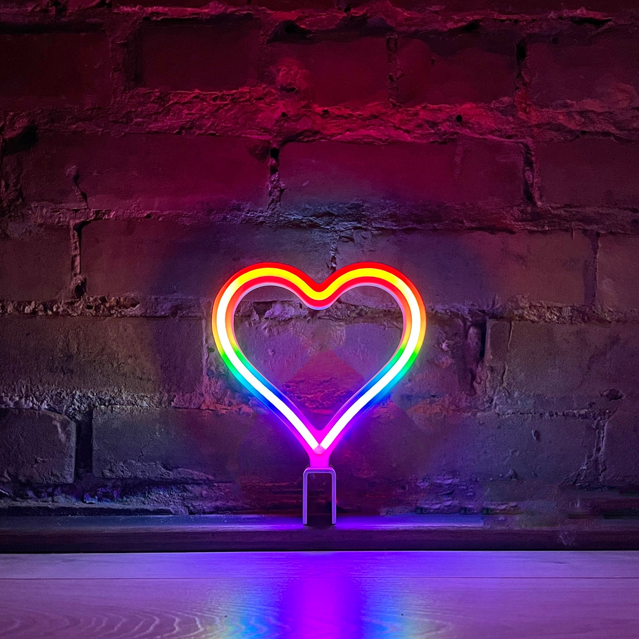 MINI Our Glowing Heart Signature Rainbow Heart – Our Glowing Hearts